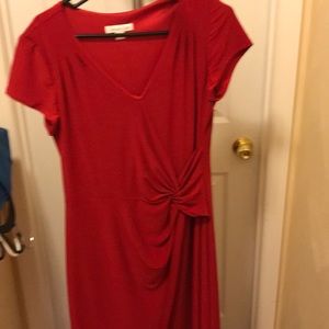 Red coldwater creed cocktail dress size 12